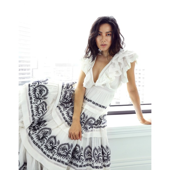 NWT Ulla Johnson Marjorie Dress in Blanc - Picture 3 of 16